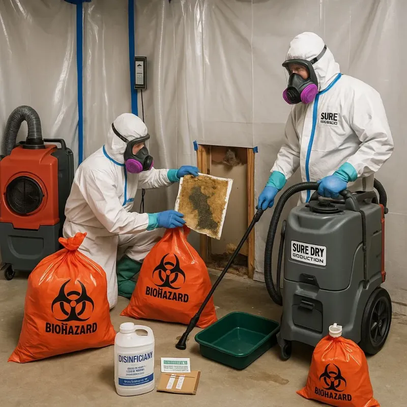 Contaminated Water Handling Protocols process in Indios, PR